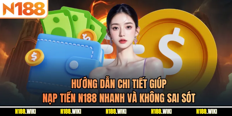 Hướng dẫn chi tiết giúp nạp tiền N188 nhanh và không sai sót