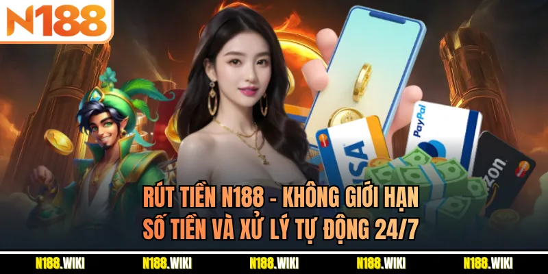 Rút Tiền N188 - Không Giới Hạn Số Tiền Và Xử Lý Tự Động 24/7